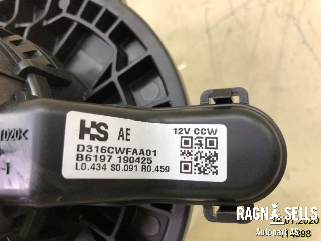 Varmeapparat motor til Hyundai Ioniq Electric 2016-2019 (Fase 1) (D316CWFAA01|B6197190425)