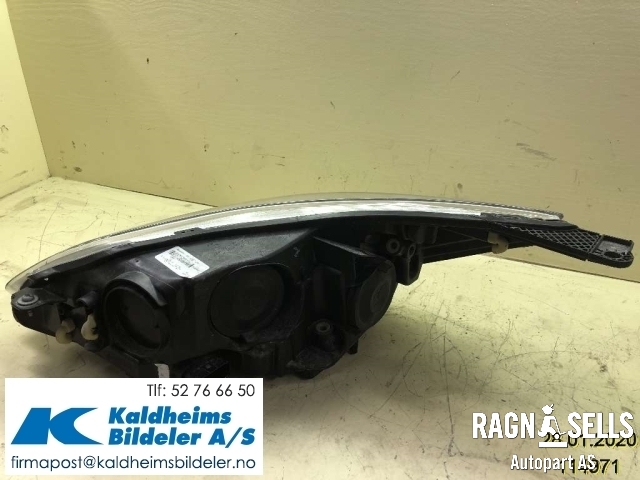 Frontlykt høyre halogen til Ford Focus 2014-2018 (Type III, Fase 2)  (BM51-13W029-NB|1873925)