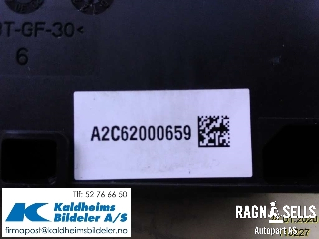 Styreenhet elektrisk parkbrems (EPB - Electric Parking Brake) til Audi A4 2007-2014 (Type IV) (B8) (B8) (8K0907801M|32620291)