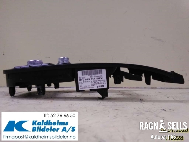 Bryter diverse til Audi A4 2007-2014 (Type IV) (B8) (B8) (8T0919611WFX|)