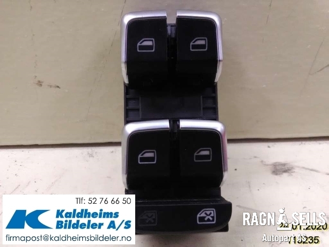 Bryter ruteheis til Audi A4 2007-2014 (Type IV) (B8) (B8) (8K0959651F|)