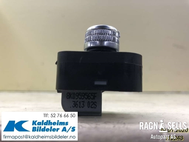 Bryter speil til Audi A4 2007-2014 (Type IV) (B8) (B8) (8K0959565F|8K0959656F|)