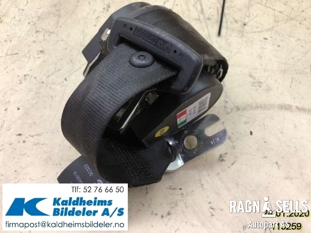 Sikkerhetsbelte bak venstre til Audi A4 2007-2014 (Type IV) (B8) (B8) (8K0857805R|ALE621492700)