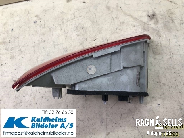 Baklykt høyre indre til Peugeot 508 2011-2014 (Type I, Fase 1)  (9686780680|)