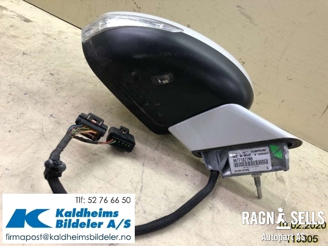 Speil høyre til Peugeot 508 2011-2014 (Type I, Fase 1)  (96771877N9|)