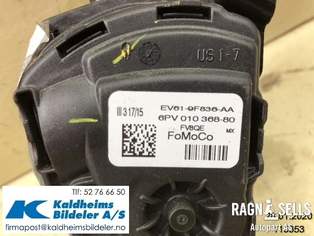 Pedal gass til Ford Focus 2014-2018 (Type III, Fase 2) (EV619F836AA|)