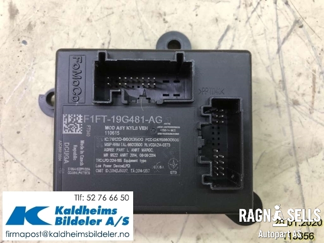 Styreenhet comfort (BCM) til Ford Focus 2014-2018 (Type III, Fase 2) (F1FT19G481AG|)
