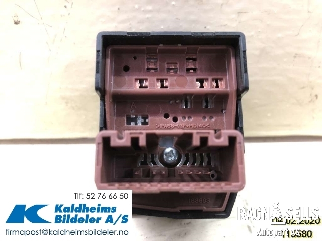 Bryter speil til Toyota Yaris 2012-2014 (Type III, Fase 1)  (183574|84870-0D090|)