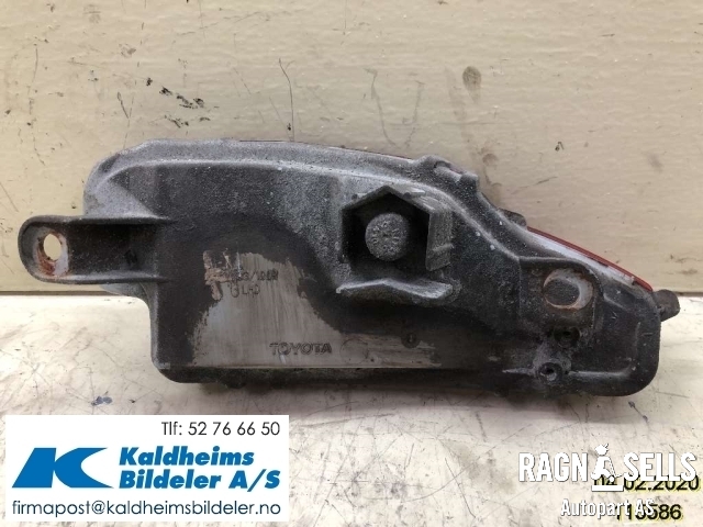 Baklykt høyre til Toyota Yaris 2012-2014 (Type III, Fase 1)  (V293/100R|81581-0D070|)