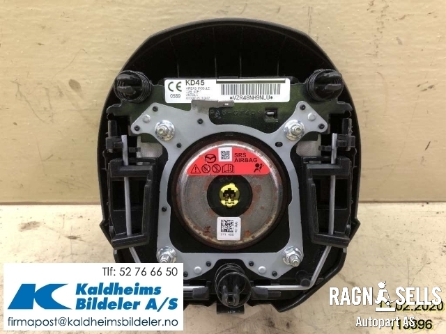 Airbag rattpute til Mazda CX-5 2012-2017 (Type I)  (KD4557K00C02|VZR48NH9NLU|)