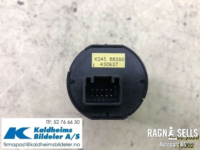 Bryter start/stopp til Mazda CX-5 2012-2017 (Type I)  (KD45663S0|430B37)