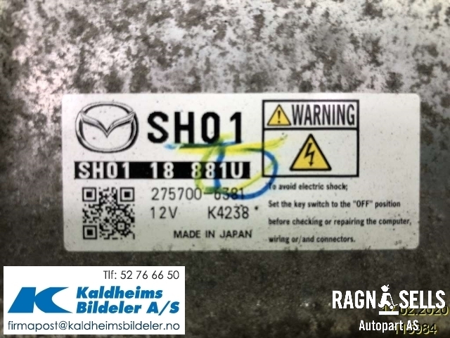 Styreenhet motor til Mazda CX-5 2012-2017 (Type I)  (SH0118881U|)