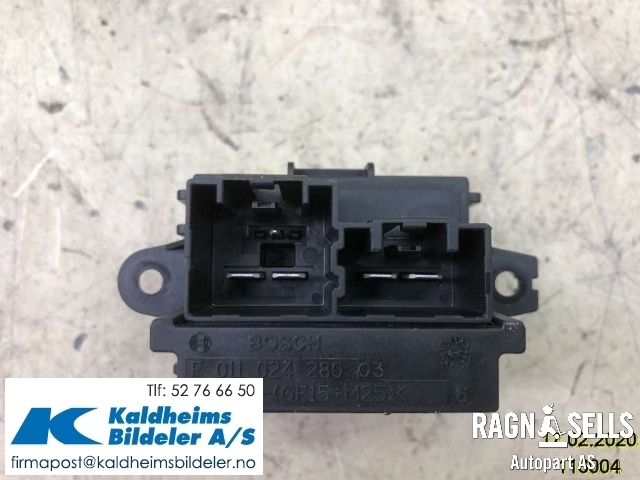 Varmeapparat motstand til Opel Meriva B 2010-2017  (1808010|13503201|F011500056|13598091)