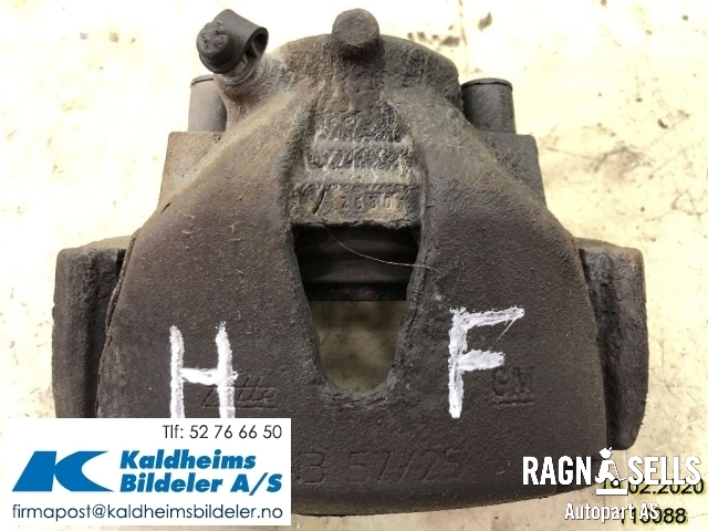 Bremsecaliper høyre foran til Opel Meriva B 2010-2017 (542472||93176427)