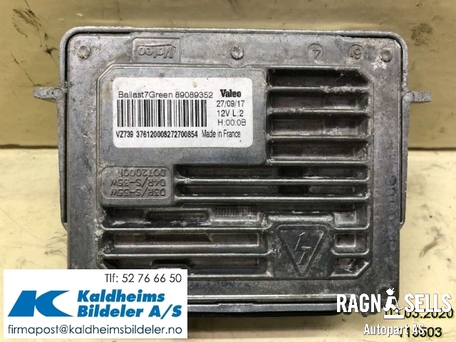 Styreenhet xenon/ballast til Ford C-Max 2015-2019 (Type II, Fase 2)  (|89089352)