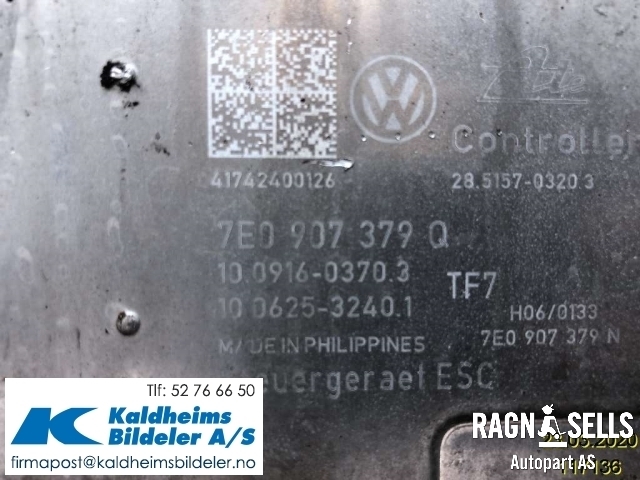 ABS sentral til VW Caddy 2015-2020 (Type III, Fase 3)  (7E5614517B|10022008254)