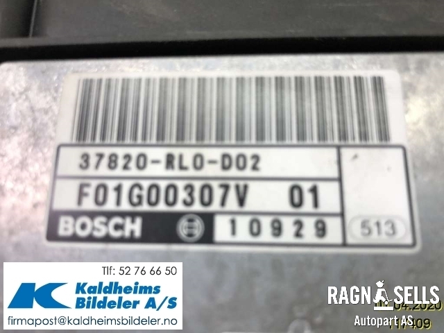Styreenhet motor til Honda Accord 2008-2015 (Type VIII) (BOSCH|37820RL0D01|37820RL0D02|0281018054)
