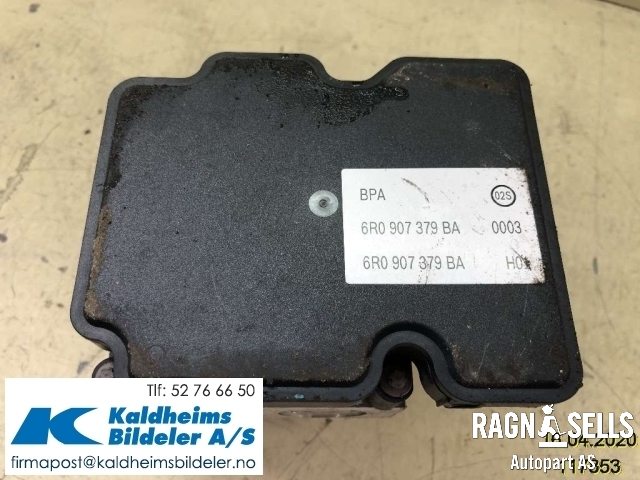 ABS sentral til Audi A1 2010-2014 (Type I, Fase 1)  (6R0 907 375 BA|6R0907379BA|0265956084)