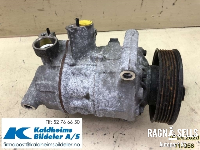 Aircondition kompressor til Audi A1 2010-2014 (Type I, Fase 1) (SANDEN|5K0 820 803 C|PXE141722P|1K0820808A|1K0820859H|1K0820859J|1K0820859N|1K0820859P|1K0820859T|5K0820803E|5Q0820803A|5Q0820803E|5Q0820803F|5Q0820803G|5Q0820803)
