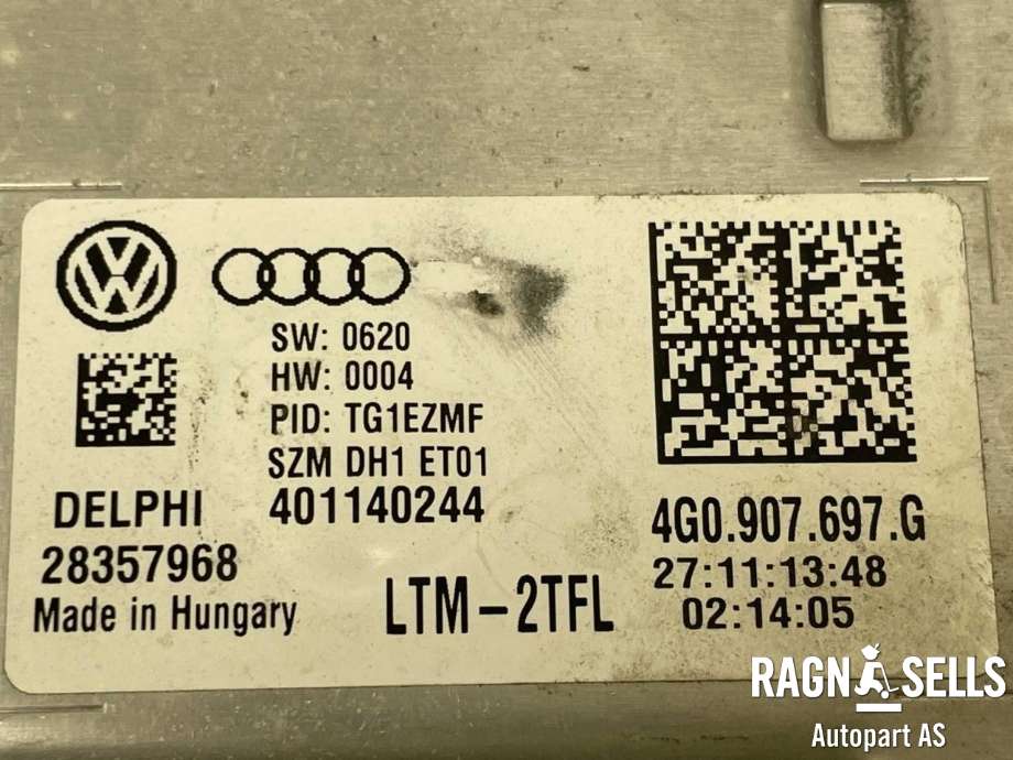 Styreenhet diverse til VW Transporter / Caravelle 2009-2015 (Fase 2) (T5) (T5) (4G0907697G|28357968)