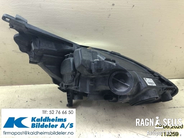 Frontlykt venstre halogen til Ford C-Max 2010-2015 (Type II, Fase 1) (AM51-13W030-AF|AM51-13W030-AE|1787130)