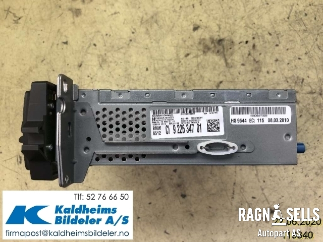 Bilstereo navigasjon til BMW X1 2009-2015 (E84) (E84) (65 12 9 231 161|9 226 347|)