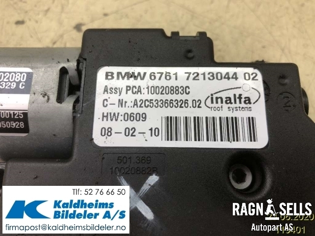 Takluke motor til BMW X1 2009-2015 (E84) (E84) (54 10 2 993 883|67 61 7 213 044|10020883C)