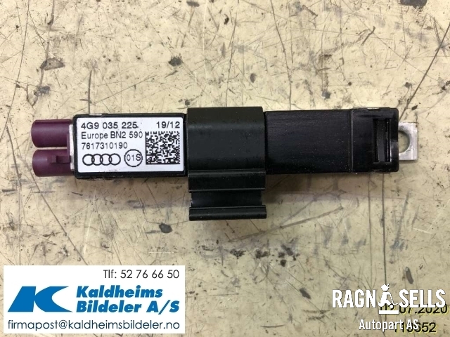 Antenne forsterker til Audi A6, 2011-2014 (Type IV, Fase 1) (C7) (C7) (4G9035225A)