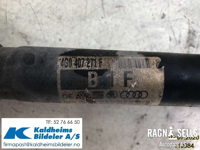 Drivaksel høyre foran, diesel/automat til Audi A6 2011-2014 (Type IV, Fase 1) (C7) (C7) (4G0407271F|)