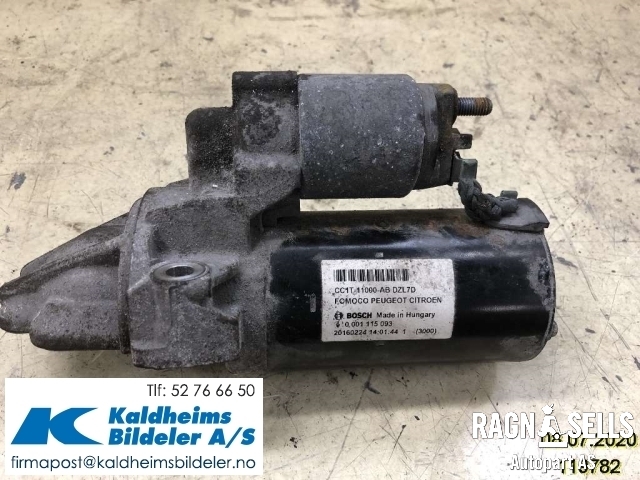 Starter diesel til Peugeot Boxer 2014-->> (Type III, Fase 2) (CC1T11000ABDZL7D|20160224|0001115093)