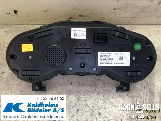 Speedometer til Ford C-Max 2010-2015 (Type II, Fase 1) (AM5T10849CK|)
