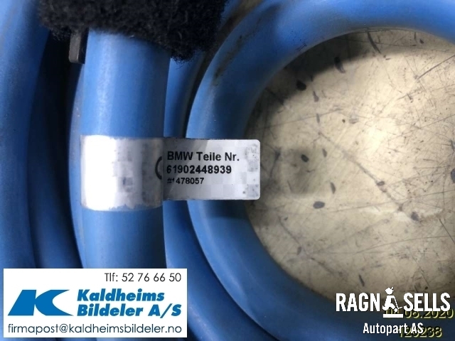 Batterilader kabel til BMW i3 2013-2022  (61 90 2 407 279|61 90 2 448 939|)
