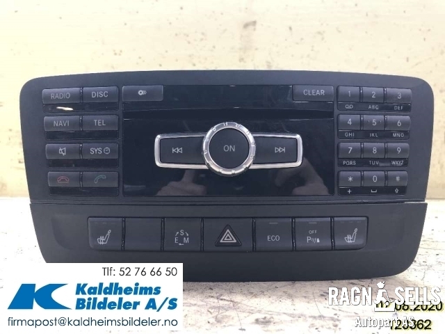 Bilstereo til Mercedes B-Klasse 2011-2018 (W246) (W246) (A2469003505|)