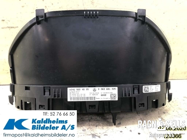 Speedometer til Mercedes B-Klasse 2011-2018 (W246) (W246) (A2469004805|0263681325)