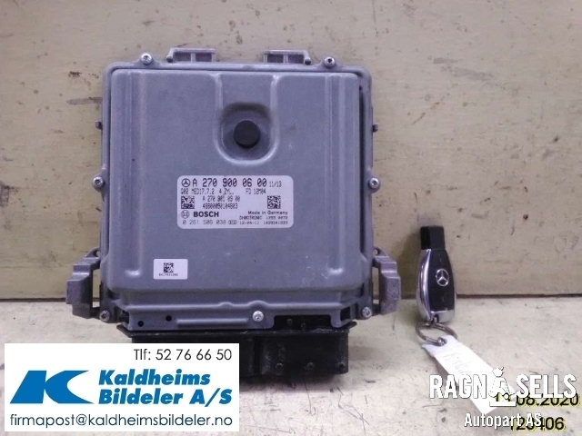 Styreenhet motor til Mercedes B-Klasse 2011-2018 (W246) (W246) (A2709000600|0261S06038)