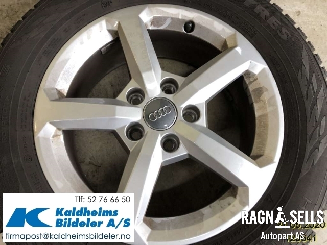 Hjulsett aluminium vinter til Audi Q2 2016-->>  (NOKIAN|5X112 ET43 57|1|215/60R16|)