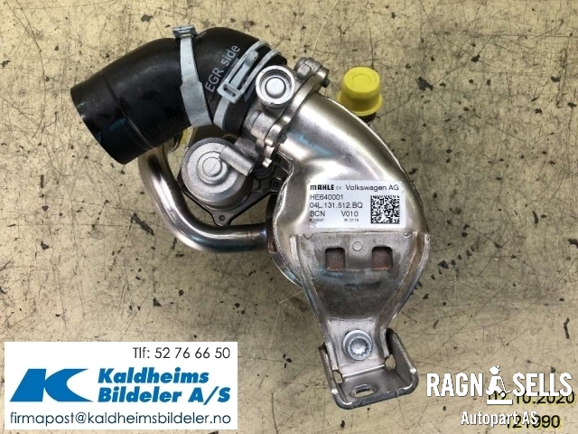 EGR-ventil til VW Tiguan 2016-2020 (Type II, Fase 1)  (04L131512BQ|)