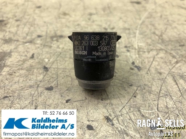 Parkeringssensor bak til Citroën Berlingo 2008-2015 (Type II, Fase 1) (9663821577XT|)