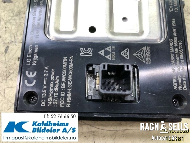 Styreenhet bluetooth til Renault Zoe 2019-->> (Fase 2) (N/A|283423095R|)