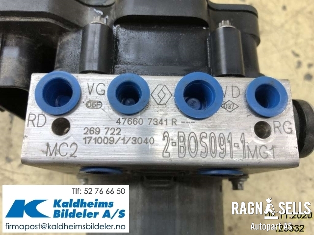 ABS sentral til Renault Captur 2013-2020 (Type I) (476607341R|269722|0265259318)