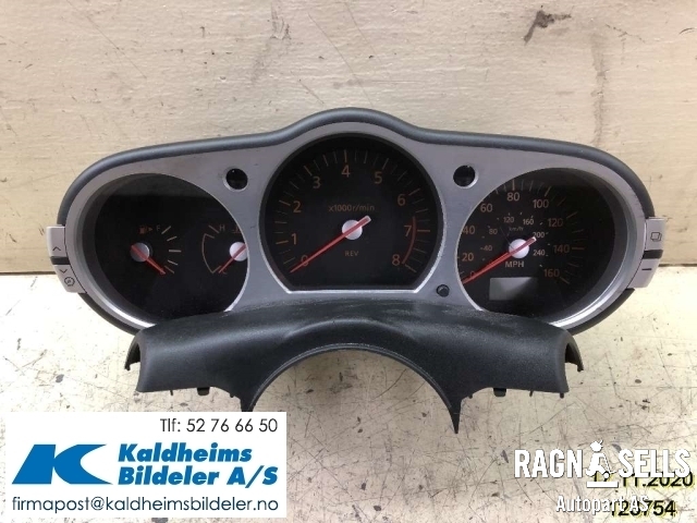 Speedometer til Nissan 350 Z, 2002-2009 (K20061CD0011)
