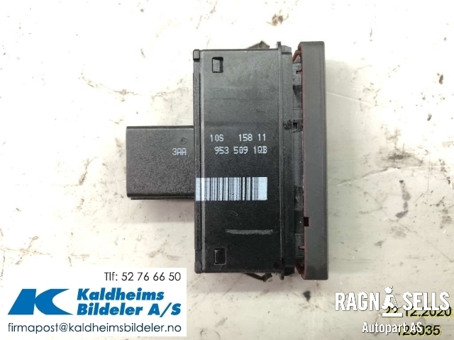 Bryter nødblink til VW Passat 2011-2015 (B7) (B7) (3AA9535091QB|3AA 953 509)