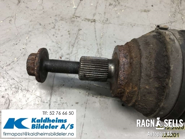 Drivaksel høyre foran, diesel/manuell til VW Passat 2011-2015 (B7) (B7) (1K0 407 272 QN|5Q0 407 272 FF)