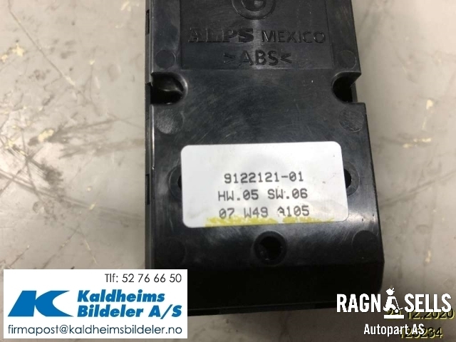 Bryter ruteheis til BMW X6 2008-2014 (E71/E72) (E71/E72) (61 31 9 218 044||9 122 121)