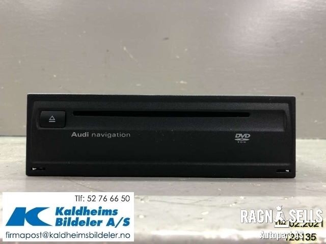 Bilstereo navigasjon til Audi A4 2007-2014 (Type IV) (B8) (B8) (4E0919887M|4E0910888PX)