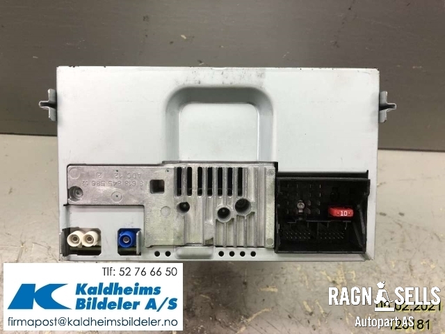 Bilstereo navigasjon til Škoda Superb 2008-2015 (Type II) (3T0035191|3T0 035 191 A|)