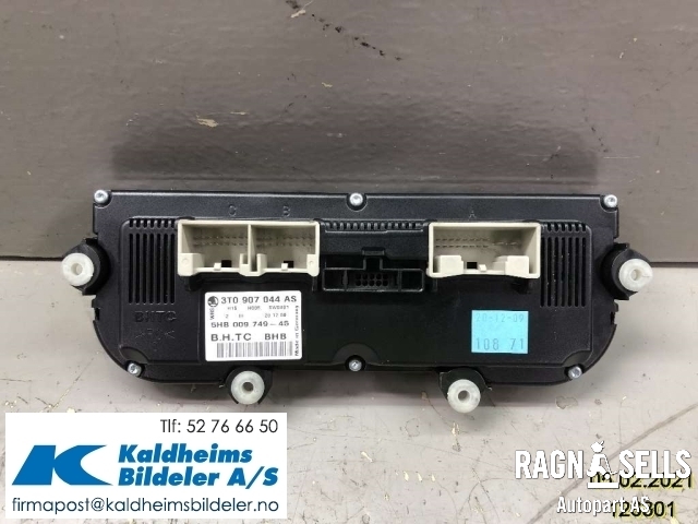 Varmeapparat betjening til Škoda Superb 2008-2015 (Type II) (3T0907044AS|5HB00974945)