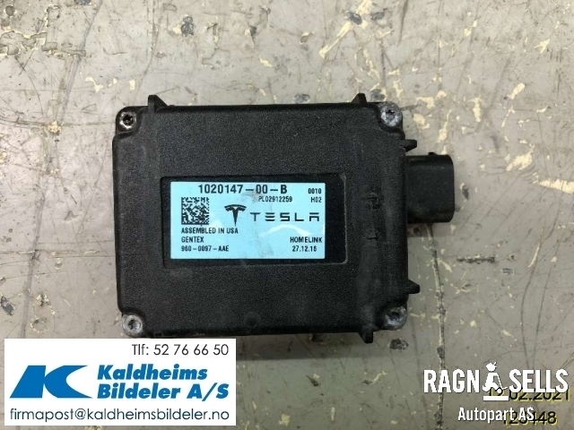 Styreenhet diverse til Tesla Model X 2016-->> (1020147-00-B||9600097AAE|PL02912259)