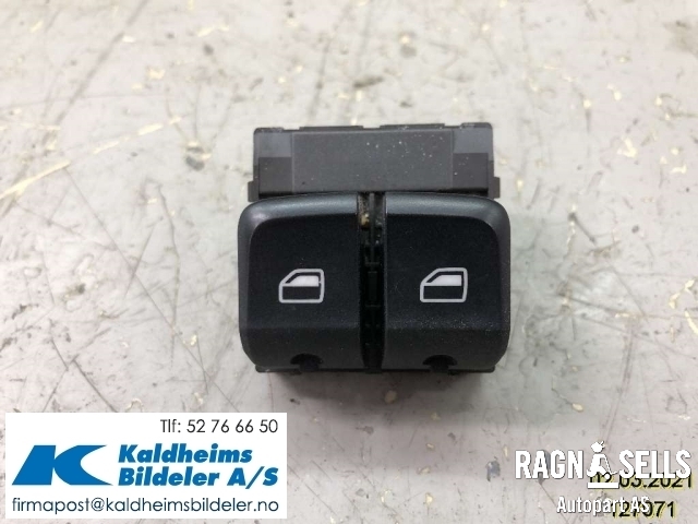 Bryter ruteheis til Audi A1 2010-2014 (Type I, Fase 1) (8X0959851A|8X0 959 851 A|)