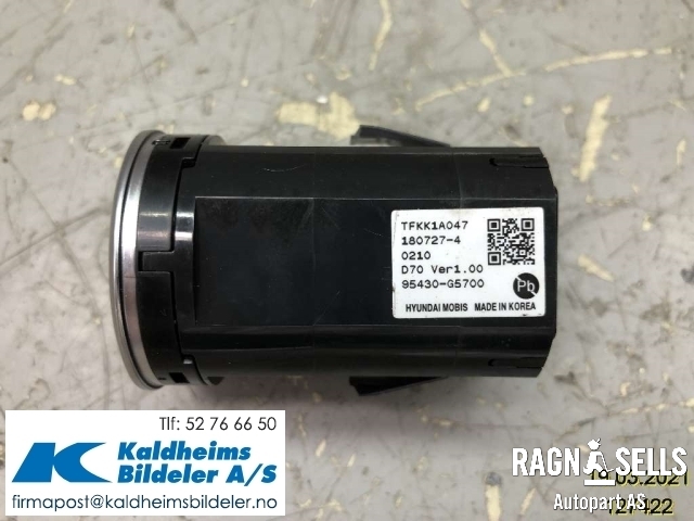 Bryter diverse til Kia Niro 2016-2021  (95430G5700)